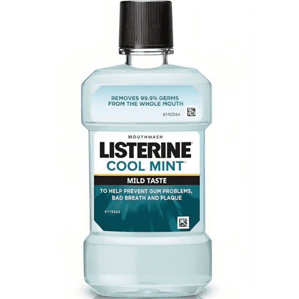 listerine cool mint mild taste mouthwash 500 ml