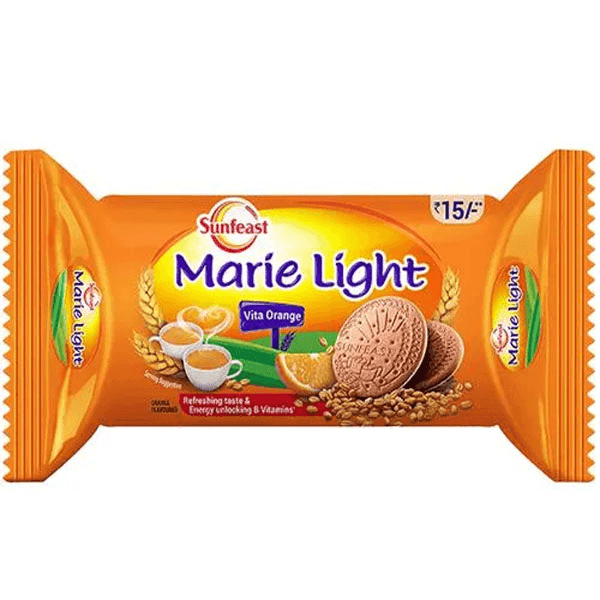sunfeast marie light vita orange biscuits 100 gm