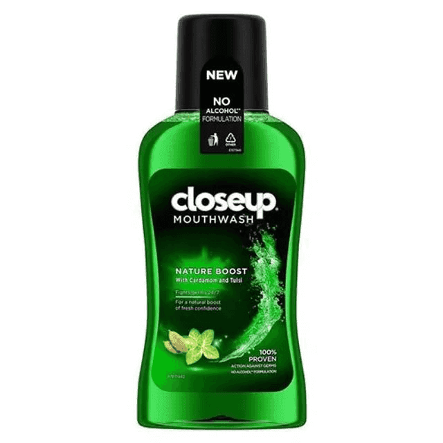 closeup nature boost mouthwash 250 ml