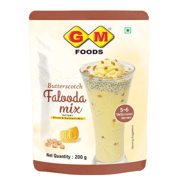 gm foods butterscotch falooda mix 160 gm (1+1)