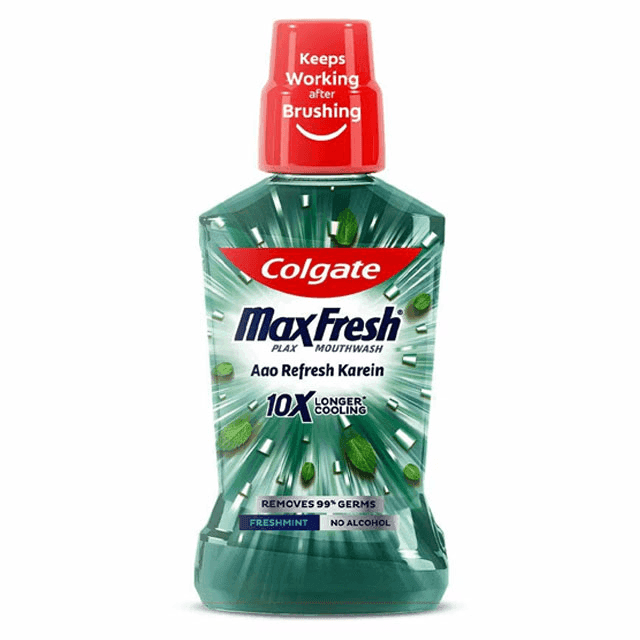 colgate max fresh plax freshmint mouthwash 250 ml 