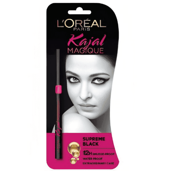 l'oreal paris kajal magique supreme black 12h 0.35 gm