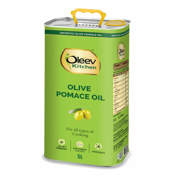 oleev pomace olive oil 5 ltr (tin)
