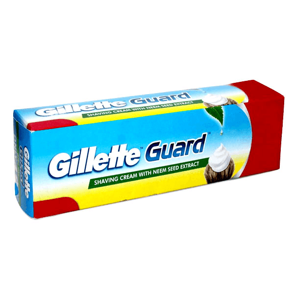 gillette guard neem seed shaving cream 125 gm