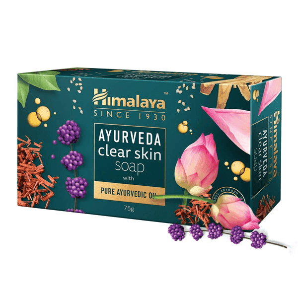himalaya ayurveda clear skin soap 75 gm