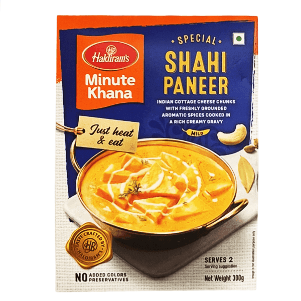 haldiram's minute khana special shahi paneer 300 gm