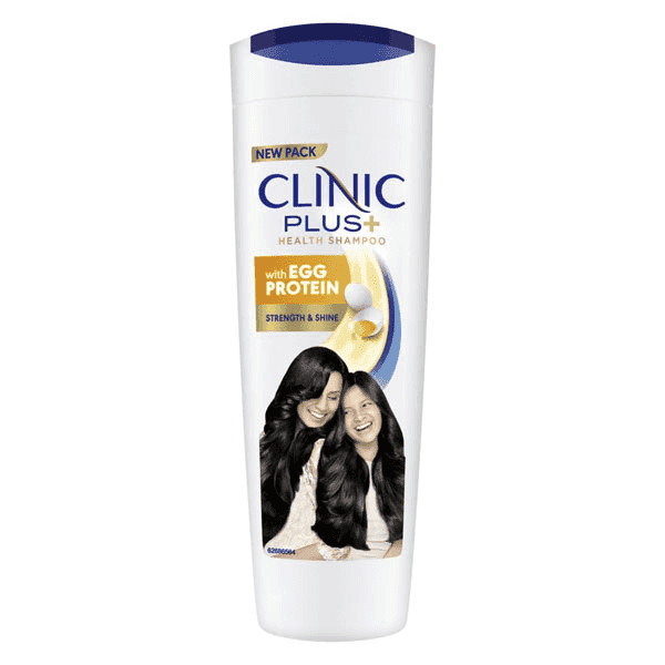 clinic plus strength & shine with egg protein shampoo 175 ml