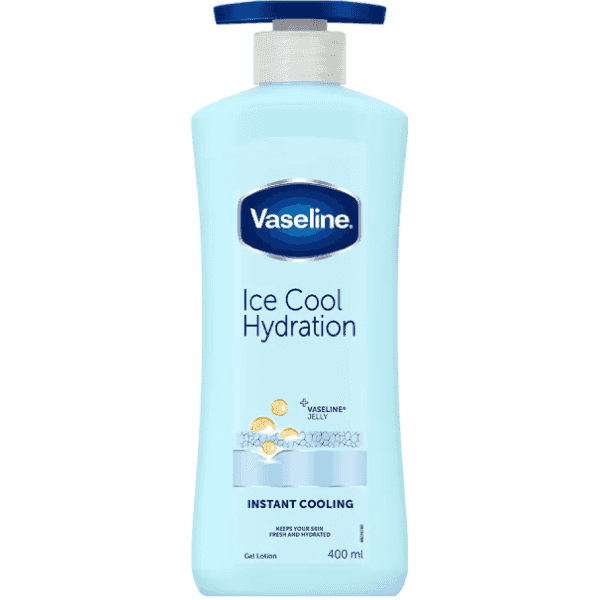 vaseline ice cool hydration body lotion 400 ml