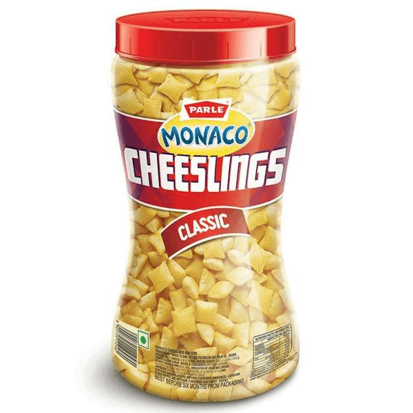 parle monaco classic cheeslings 150 gm