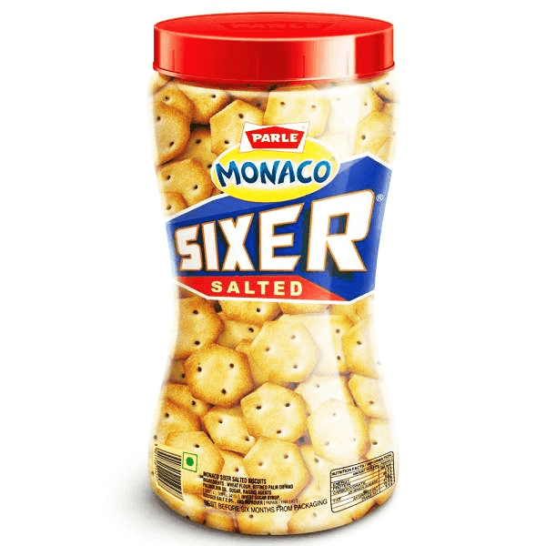 parle monaco sixer salted biscuits 200 gm