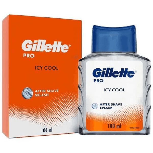gillette pro icy cool after shave splash 100 ml