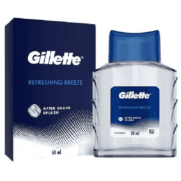 gillette refreshing breeze after shave splash 50 ml