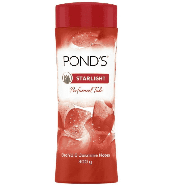 pond's starlight orchid & jasmine notes perfumed talc 300 gm