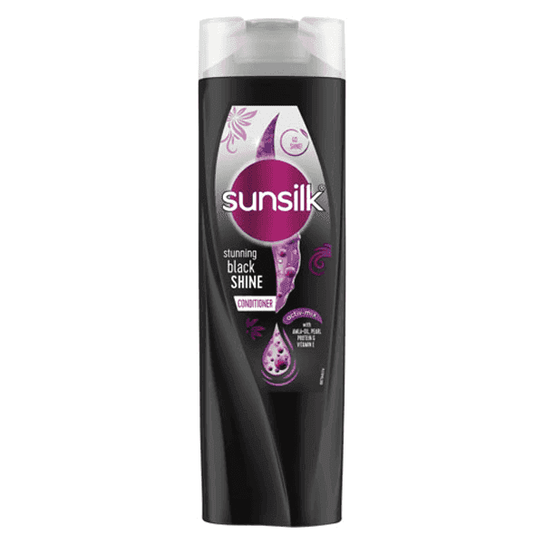 sunsilk stunning black shine conditioner 340 ml