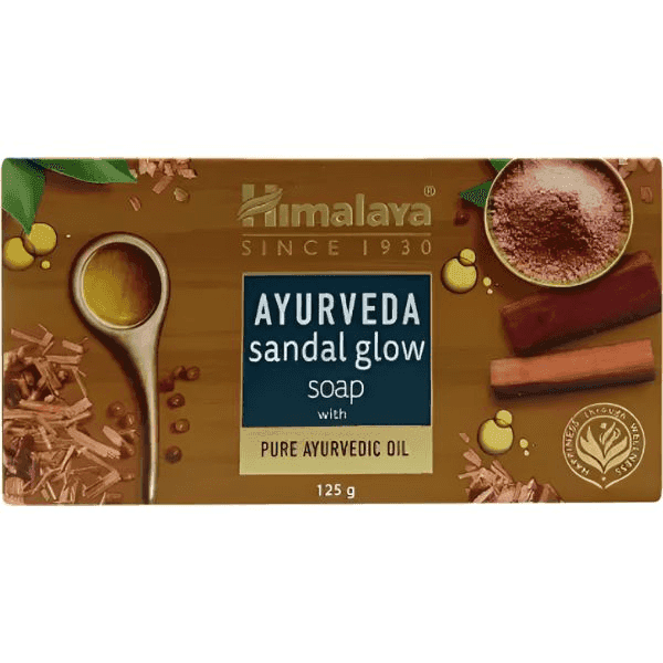 himalaya ayurveda sandal glow soap 75 gm