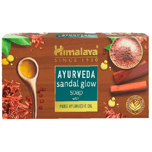 himalaya ayurveda sandal glow soap 125 gm