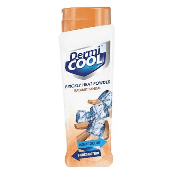 dermi cool radiant sandal prickly heat powder 150 gm