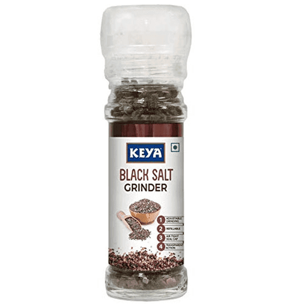 keya black salt grinder 100 gm