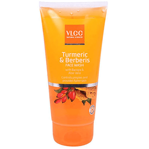 vlcc turmeric & berberis face wash 150 ml