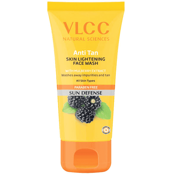 vlcc anti tan skin lightening face wash 150 ml