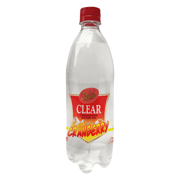 catch clear cranberry soda 750 ml