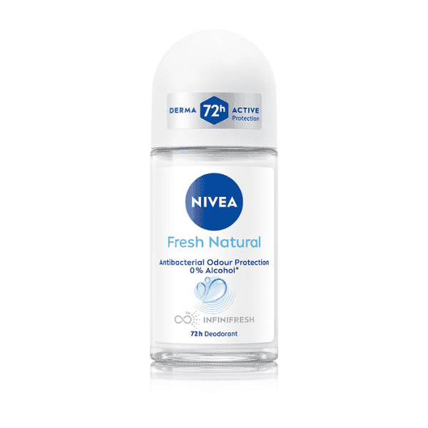 nivea fresh natural deodorant roll on 50 ml