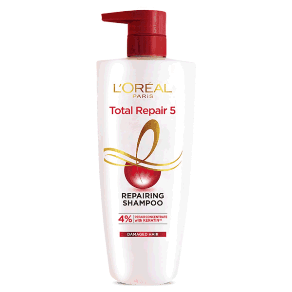 l'oreal paris total repair 5 repairing shampoo 650 ml