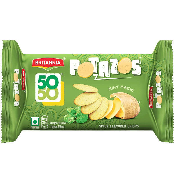 britannia 50-50 potazos mint magic biscuits 71.5 gm