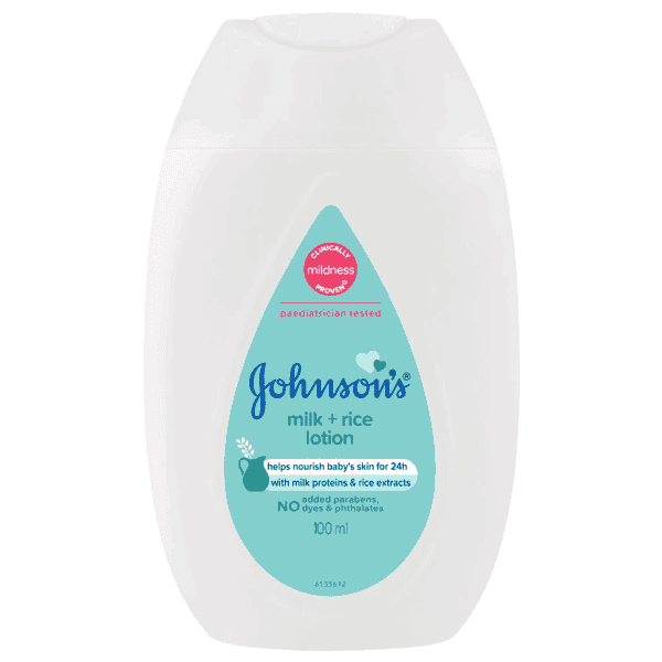 johnson's milk + rice lotion 100 ml