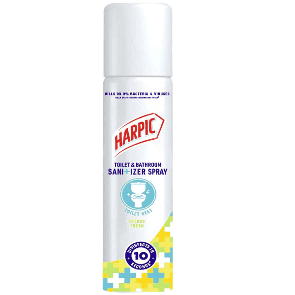 harpic citrus fresh toilet & bathroom sanitizer spray 50 ml 