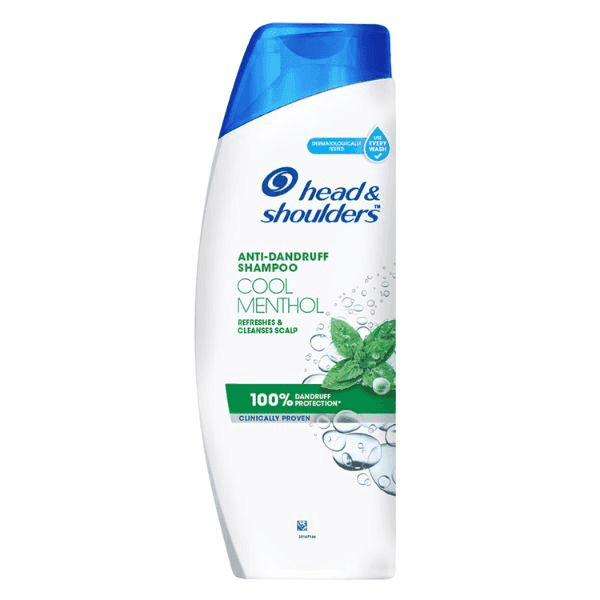 head & shoulders anti-dandruff cool menthol shampoo 180 ml