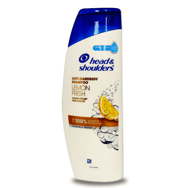 head & shoulders anti-dandruff lemon fresh shampoo 180 ml