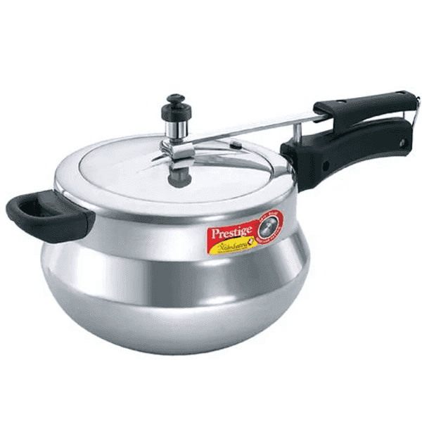 prestige aluminium pressure cooker handi 5.0 ltr (10757) 1 pc