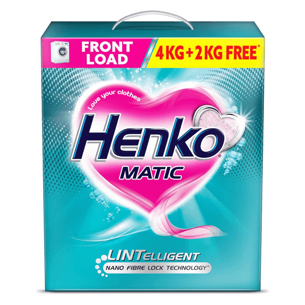 henko matic front load detergent powder 6 kg