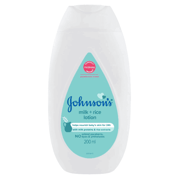 johnson's milk + rice lotion 200 ml
