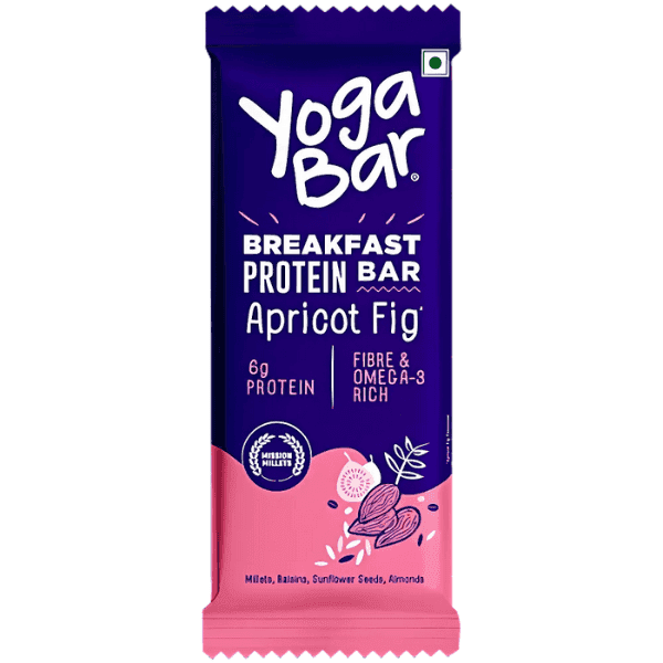 yoga bar breakfast protein bar apricot fig 50 gm 