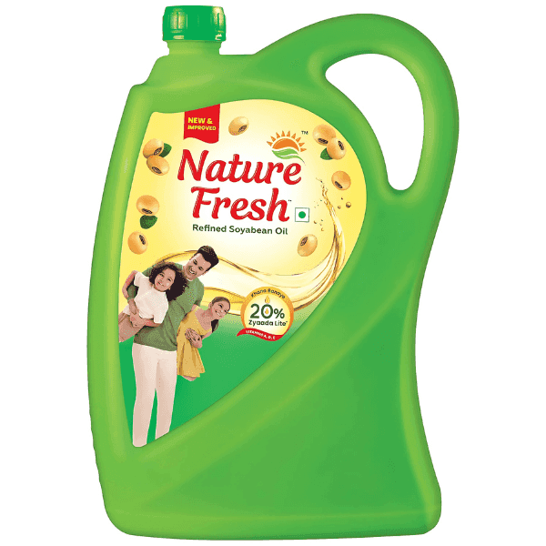 nature fresh refined soyabean oil 5 ltr