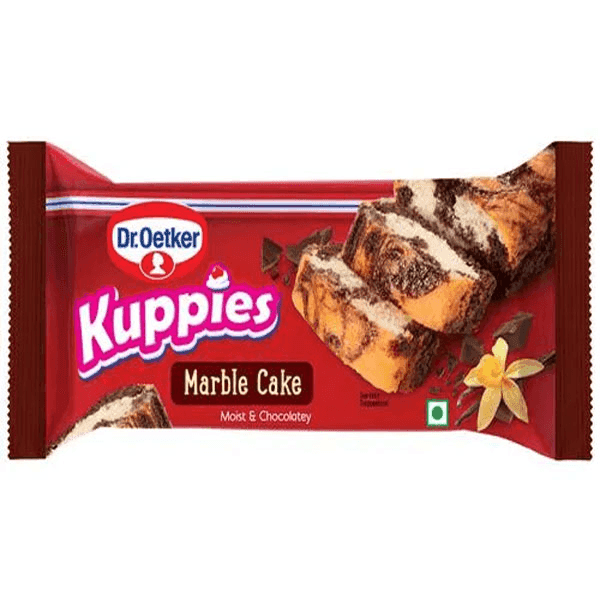 dr.oetker kuppies marbal cake 125 gm