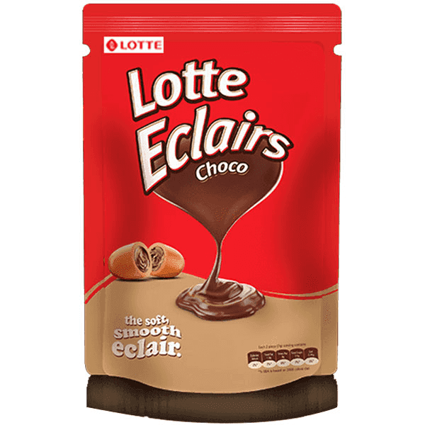 lotte eclairs choco toffee 170 gm
