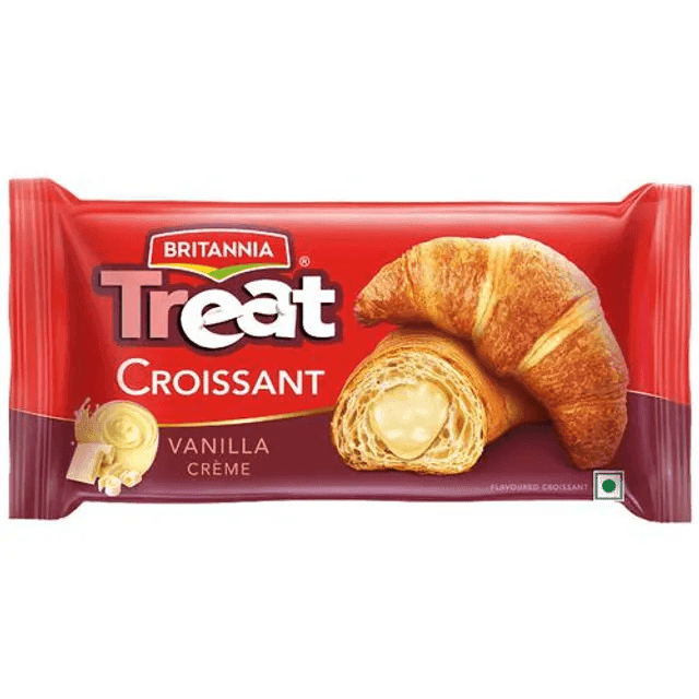 britannia treat croissant vanilla creme roll 45 gm
