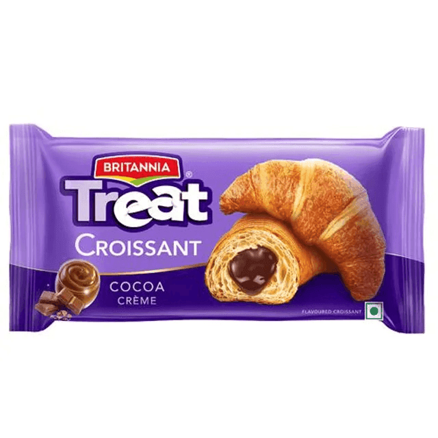 britannia treat croissant cocoa creme roll 45 gm