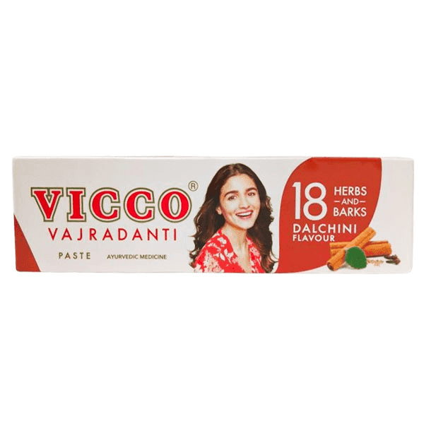 vicco vajradanti tooth paste dalchini flavour 160 gm