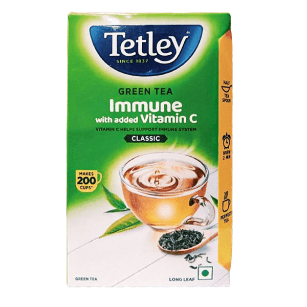 tetley green tea classic long leaf tea 250 gm