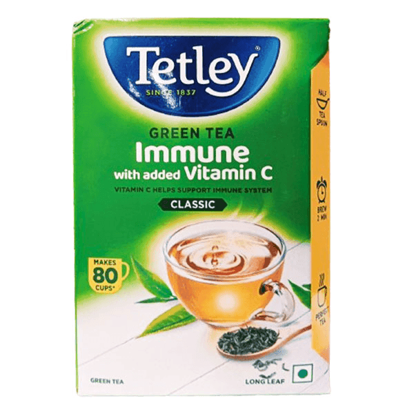 tetley green tea classic long leaf tea 100 gm