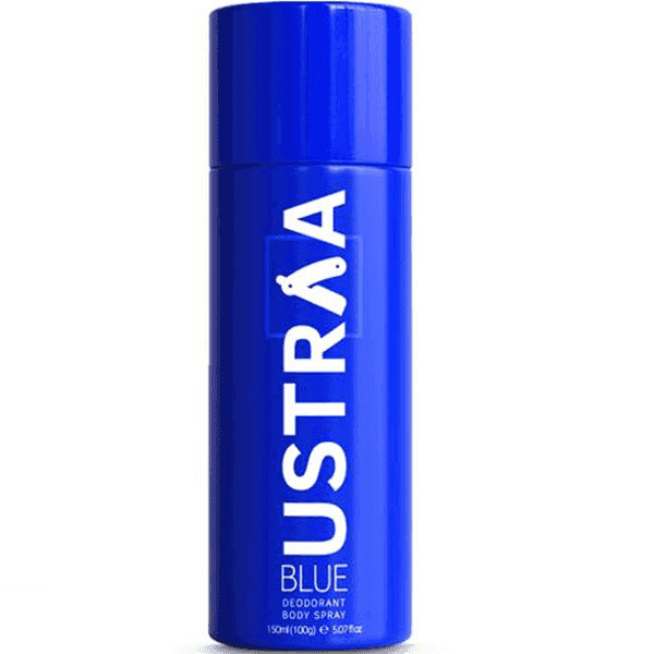 ustraa blue deodorant body spray 150 ml