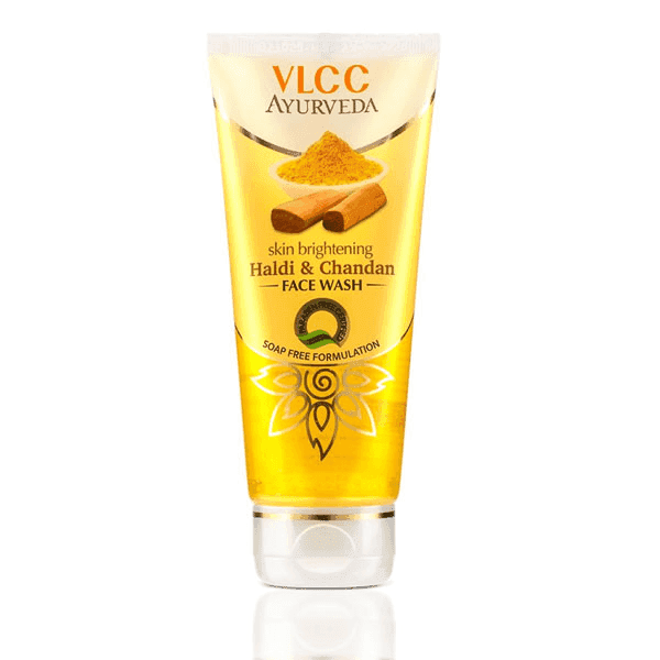 vlcc ayurveda haldi & chandan face wash 100 ml