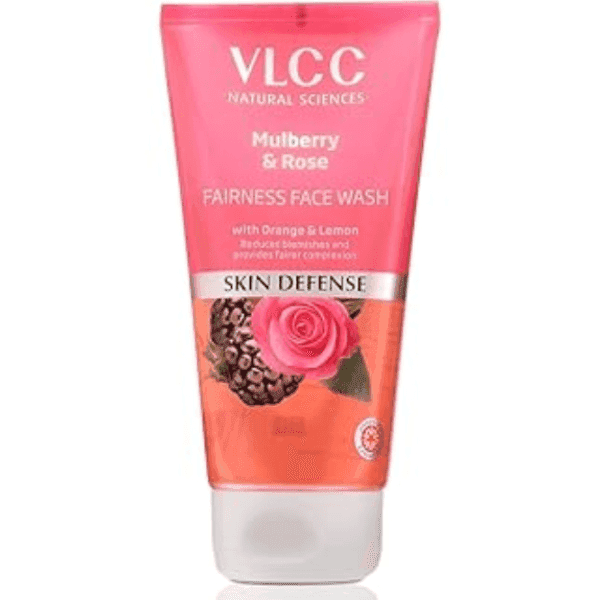 vlcc mulberry & rose fairness face wash 150 ml