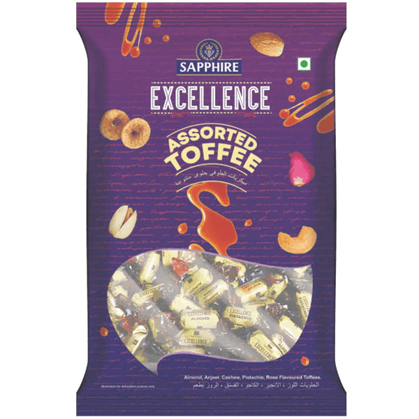 sapphire excellence assorted toffees 185 gm