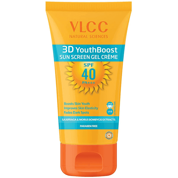 vlcc 3d youthboost spf 40 sun screen gel creme 100 gm