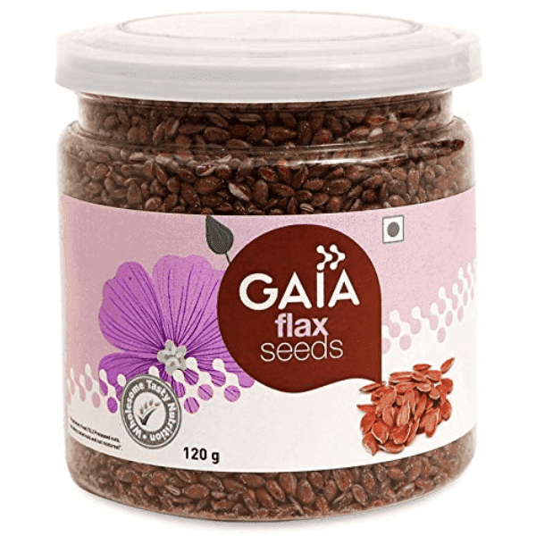 gaia flax seeds 120 gm